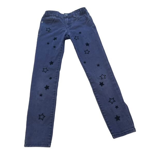 Gap Stretch Super Skinny Jeans sz 7 Star Design Adjustable waist tabs - Picture 1 of 7